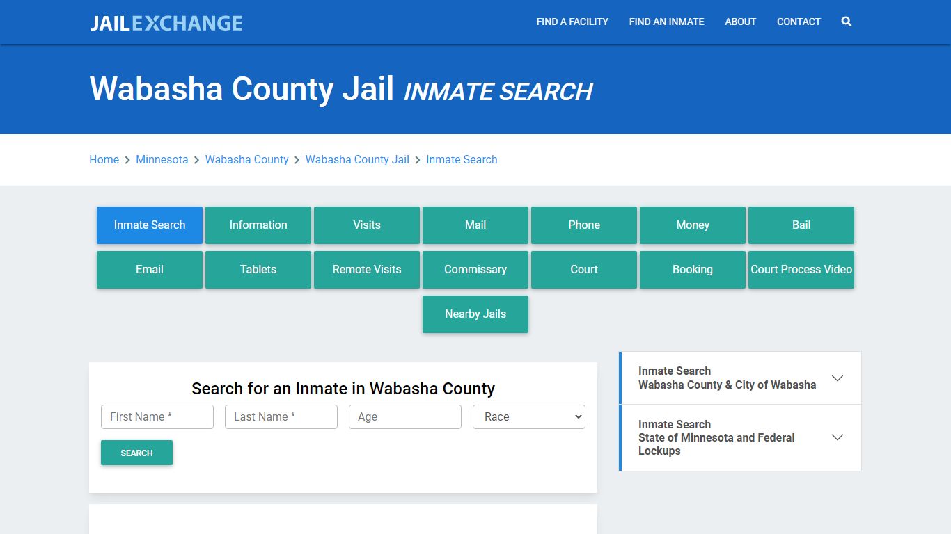 Wabasha County Jail, MN Inmate Search: Roster & Mugshots